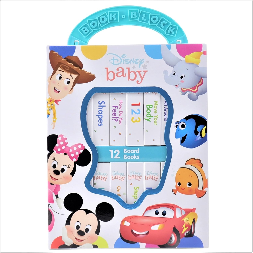 Disney Baby Board Book Set - Colorful Learning Fun